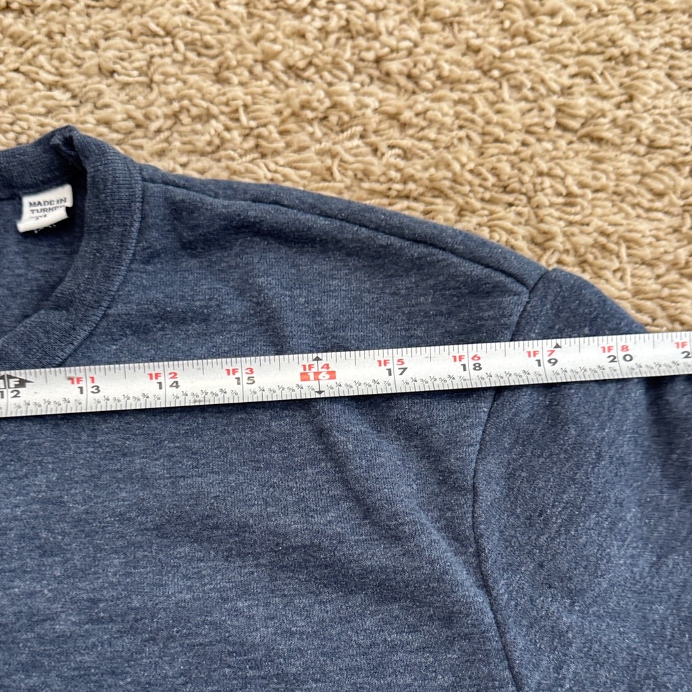 Wanakhome Womens Super Soft Heathered Blue Crewneck Crew Sweatshirt, sz M - Picture 13 of 15